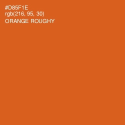 #D85F1E - Orange Roughy Color Image